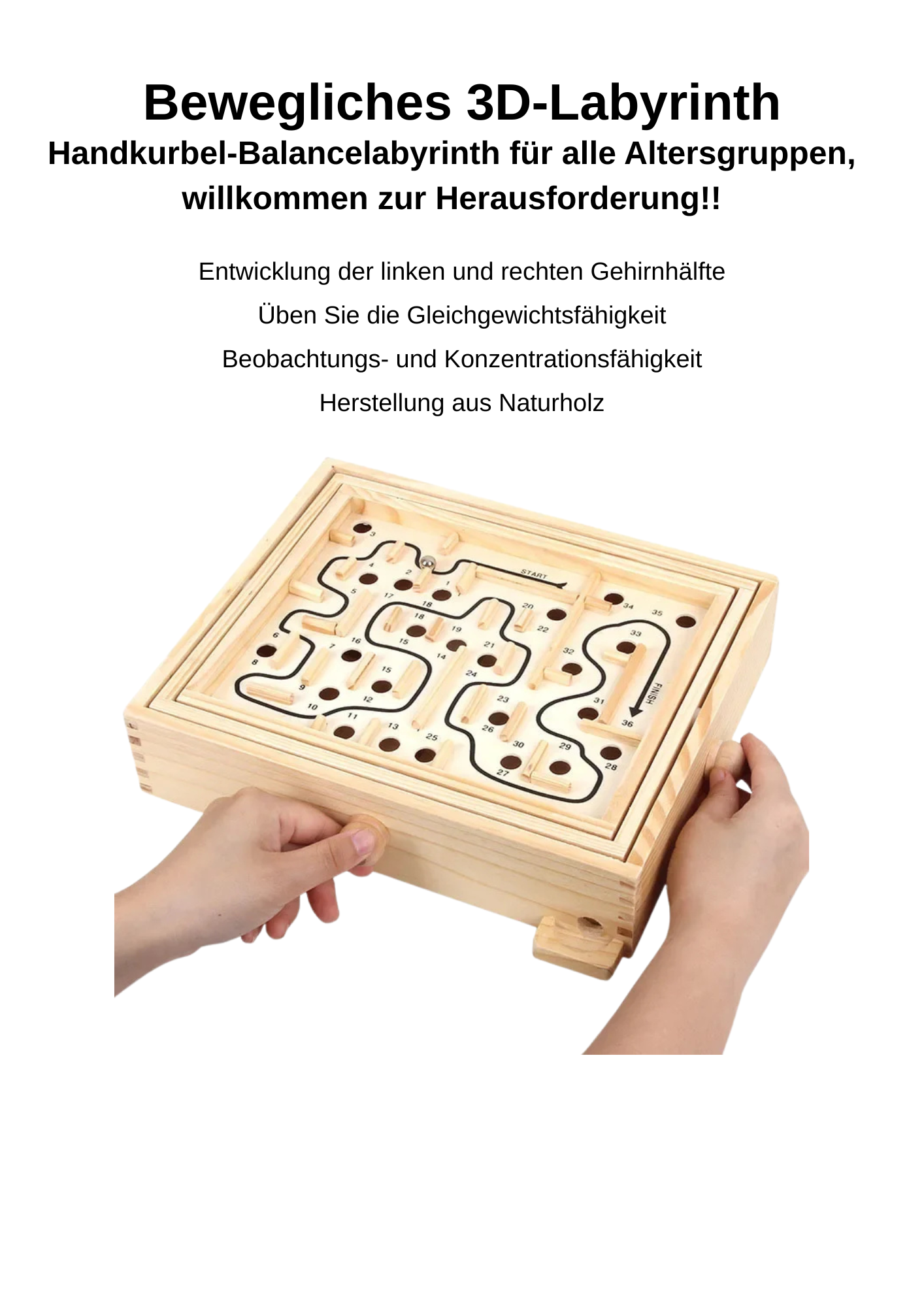 Balance-Ball Brettspiel